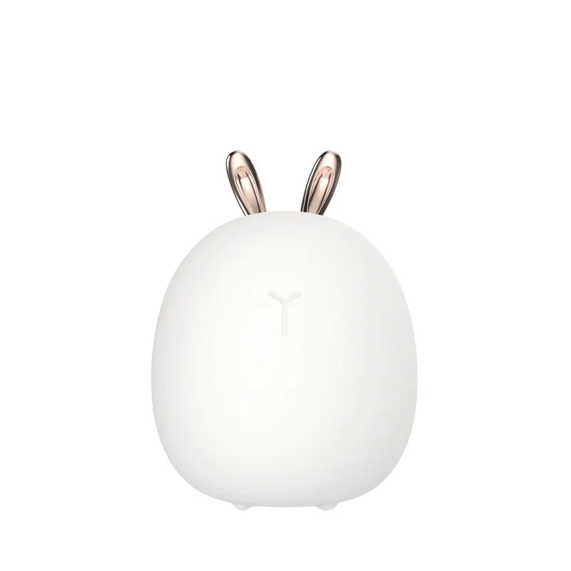 Dimmable LED Silicone Lamp with Animal ears