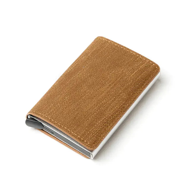 Carbon Fiber & Faux Leather Wallet