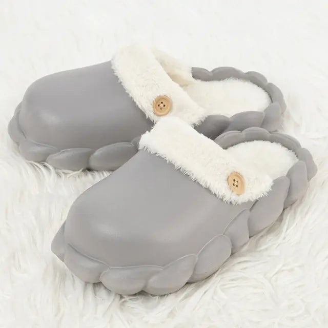 Plush Shark Slippers