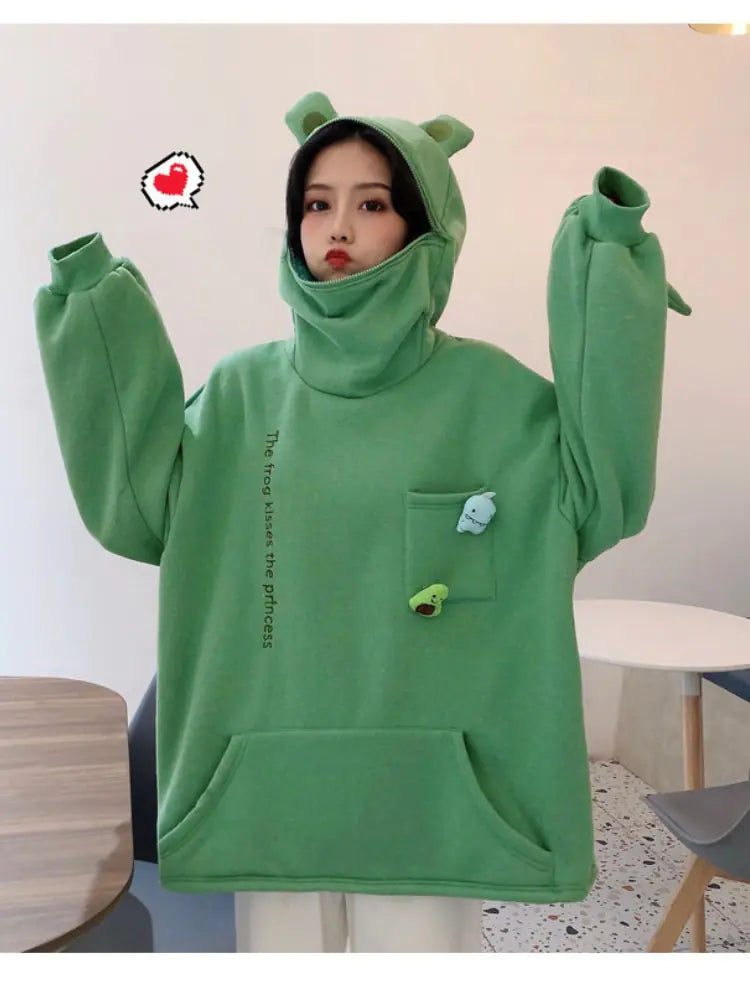 Frog Zipper Hoodie