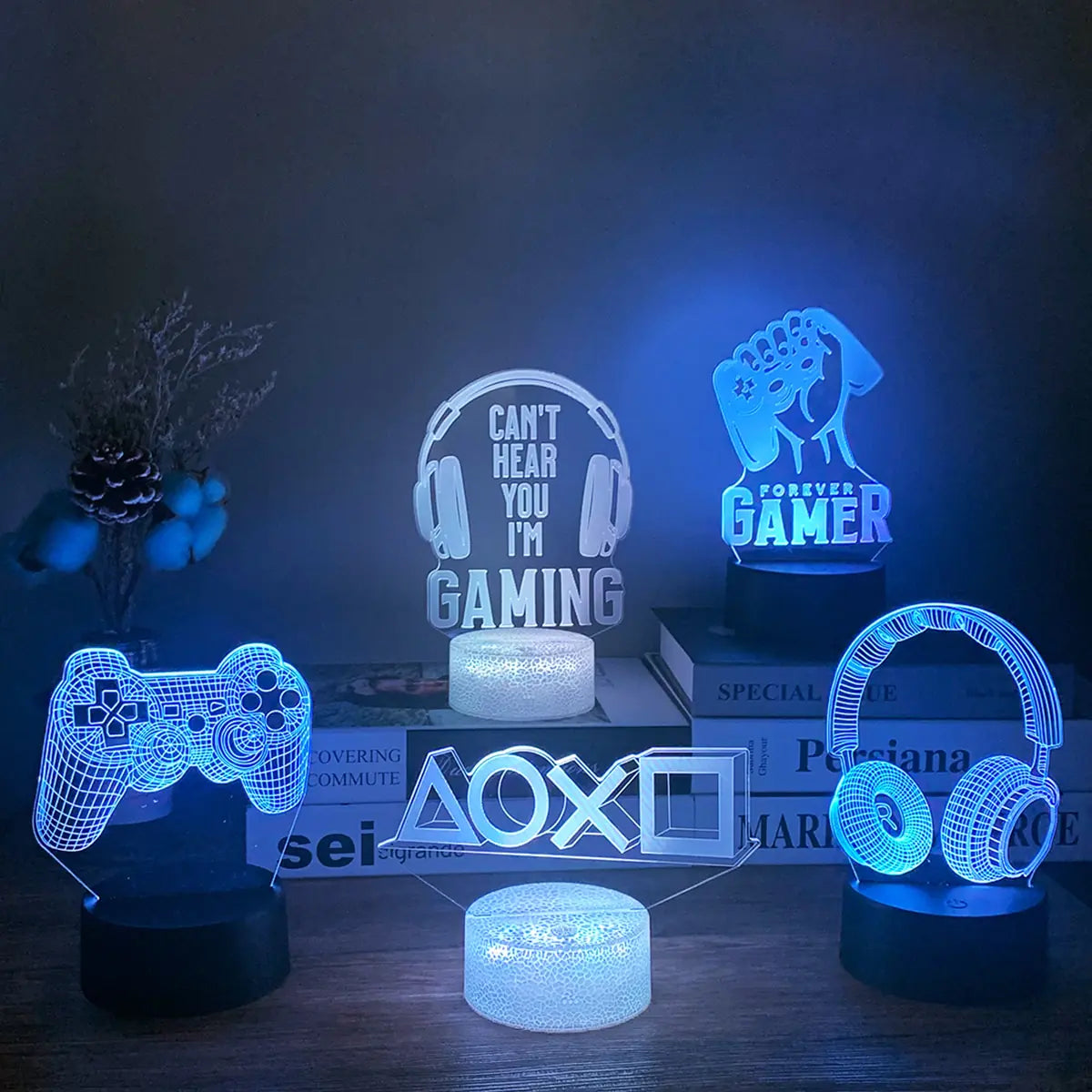RGB LED Gaming Lamp