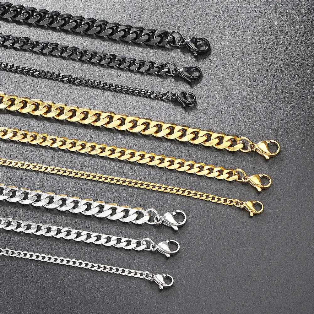 Chain Bracelet Different Widths