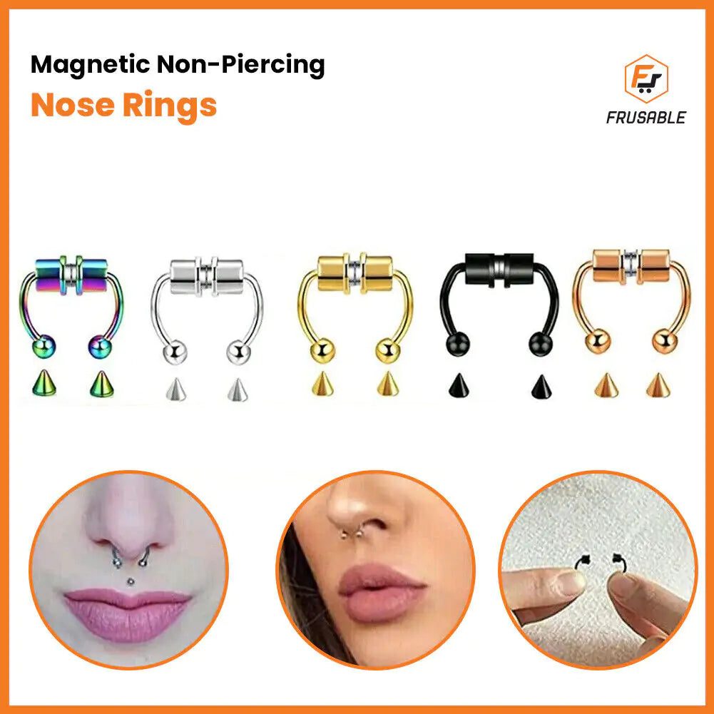 Magnetic Fake Nose Rings