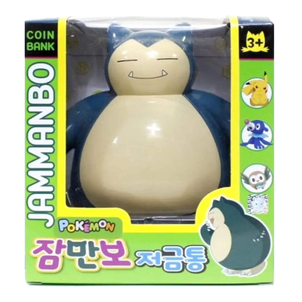 Snorlax Plastic Coin Piggy Bank