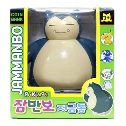Snorlax Plastic Coin Piggy Bank