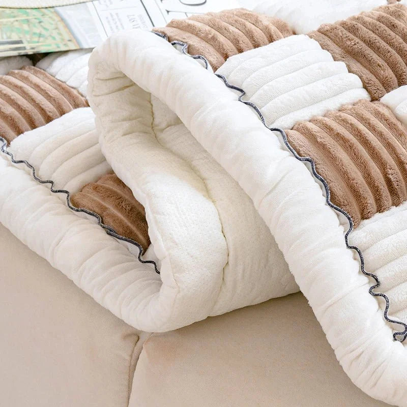 Checkered Sofa Cover