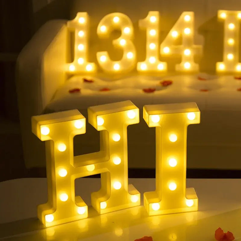 LED Alphabet Letters & Numbers