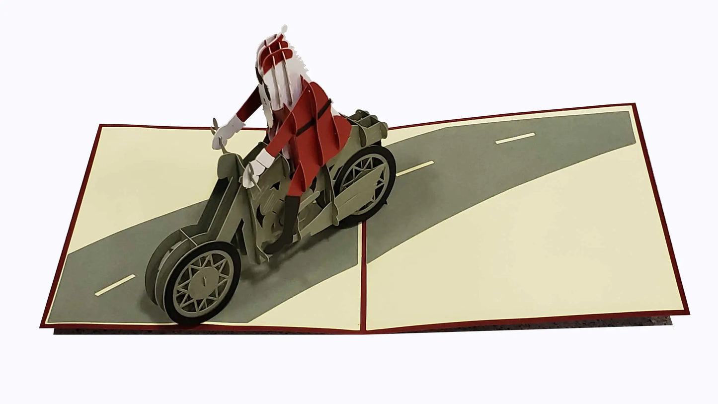 3D Santa Holiday Card