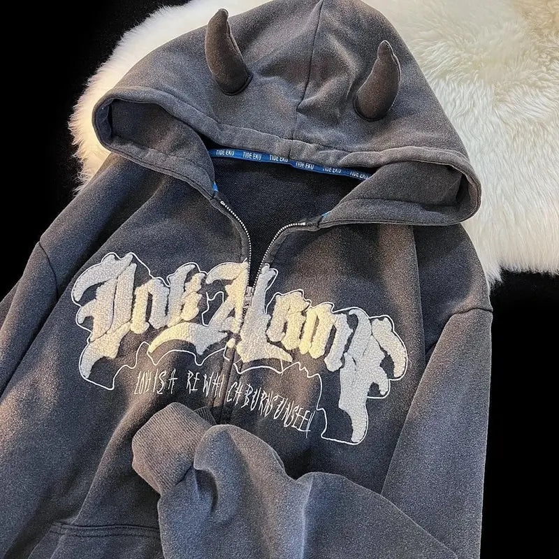 Punk Horned Hoodie