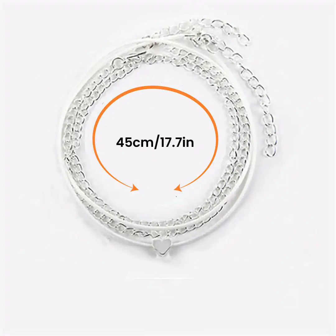 Love Heart Ankle Bracelet