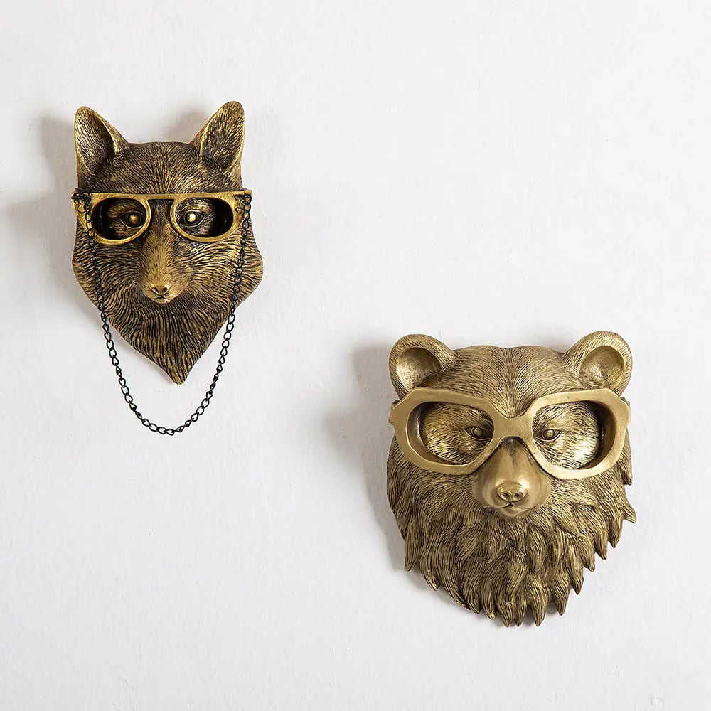 Animal Wall Decorative Figurines