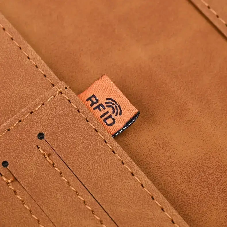 Faux Leather Passport and Card Holder