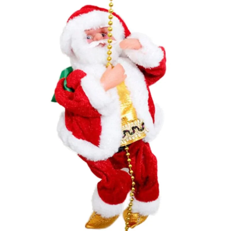Santa Climbing Ladder Decoration