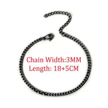 Chain Bracelet Different Widths