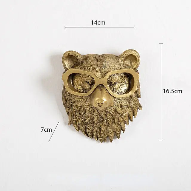 Animal Wall Decorative Figurines
