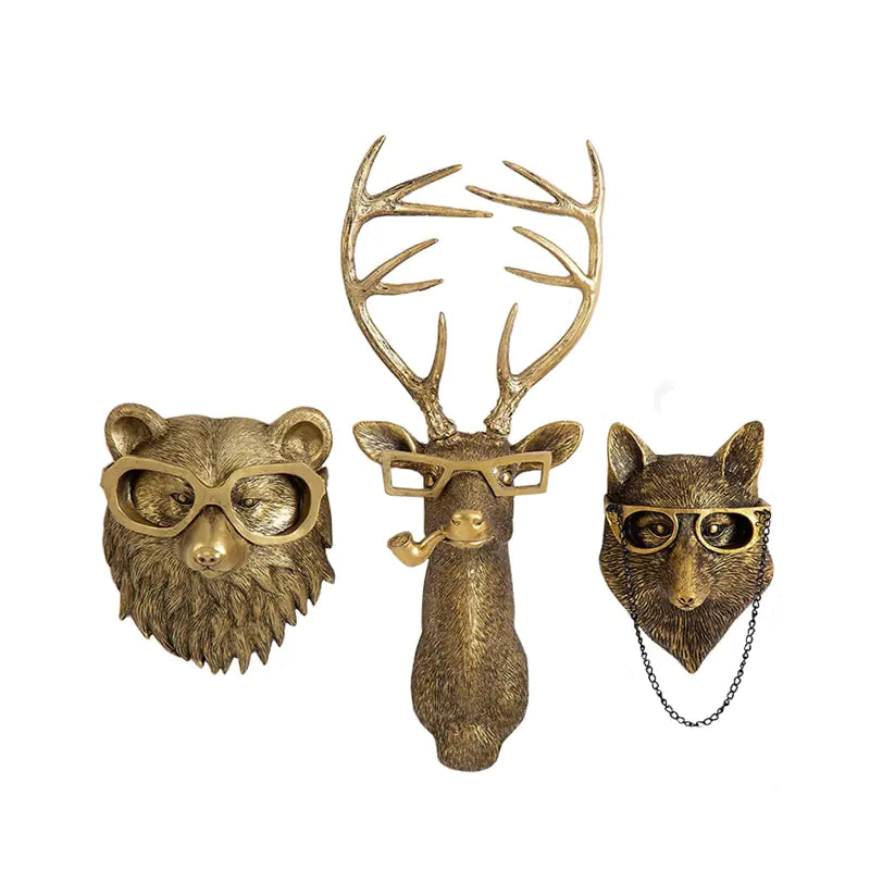 Animal Wall Decorative Figurines