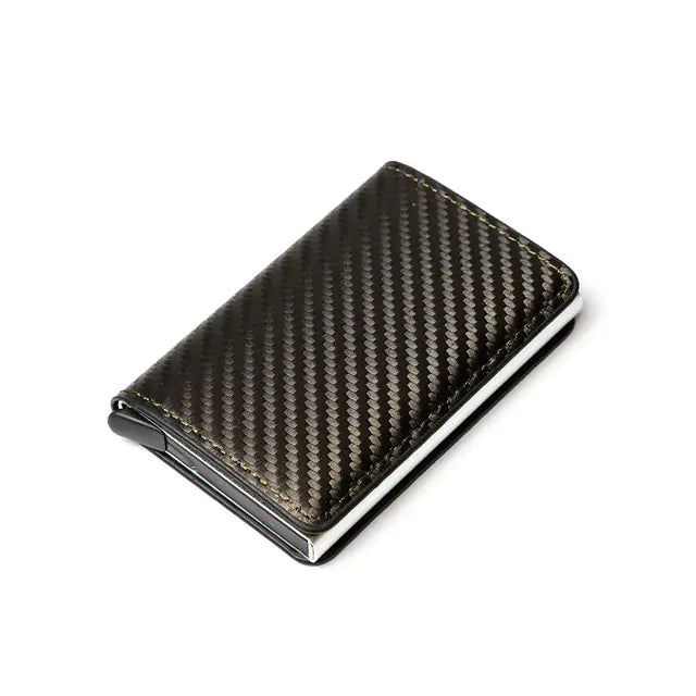 Carbon Fiber & Faux Leather Wallet