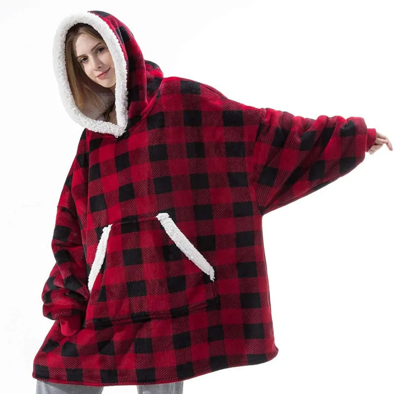 Unisex Winter Fleece Oversized Hoodie
