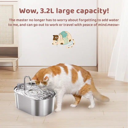 Pet Water Dispenser Stainless Steel