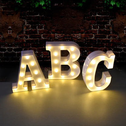 LED Alphabet Letters & Numbers
