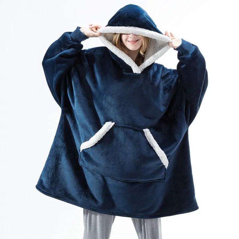 Unisex Winter Fleece Oversized Hoodie