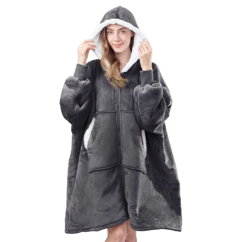 Unisex Winter Fleece Oversized Hoodie