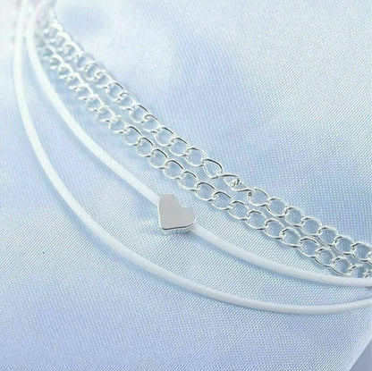 Love Heart Ankle Bracelet
