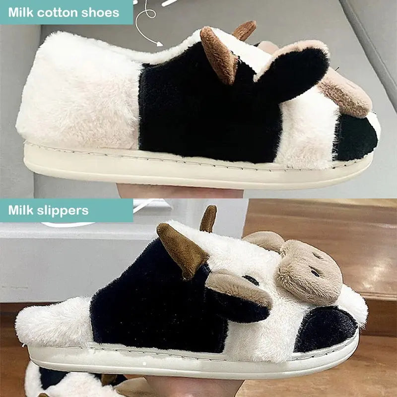 Cute Cow Slippers