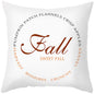 Maple Leaf Pumpkin Pillowcase Cover