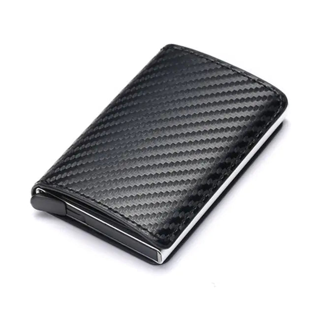 Carbon Fiber & Faux Leather Wallet