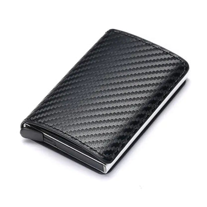 Carbon Fiber & Faux Leather Wallet