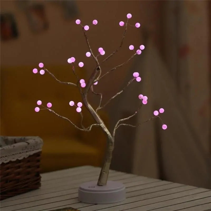 Copper Wire Tree LED