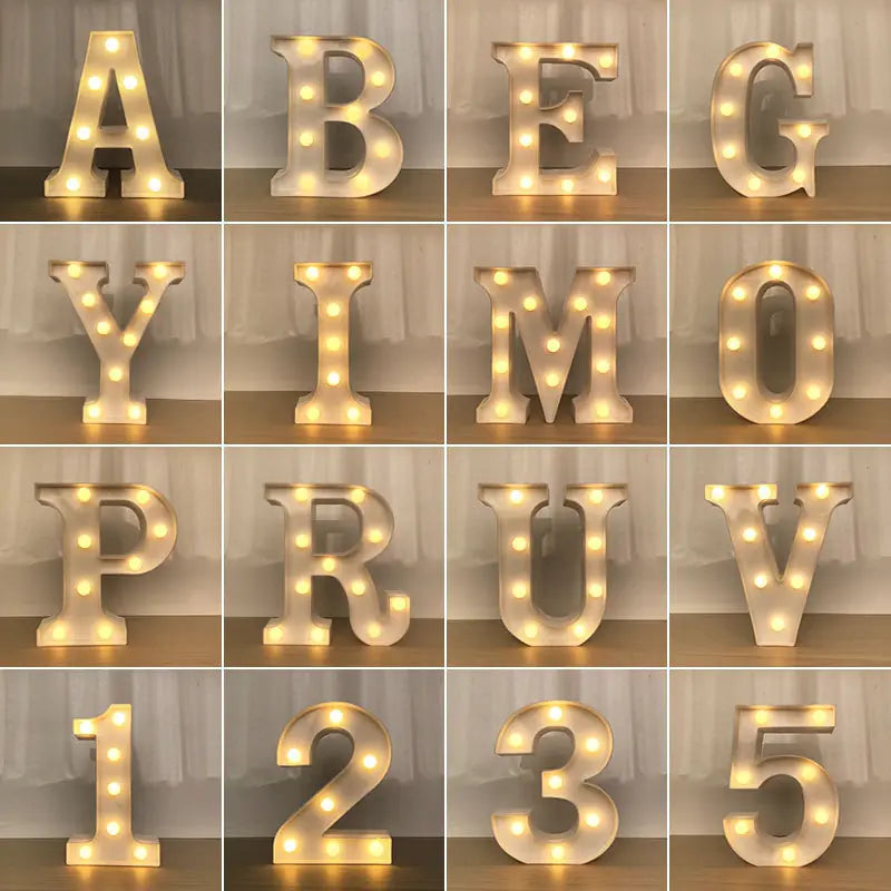 LED Alphabet Letters & Numbers