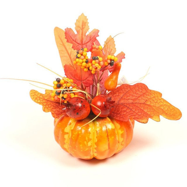 Cute Artificial Pumpkin Decoration