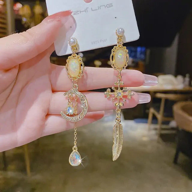 Womens Crystal Earrings