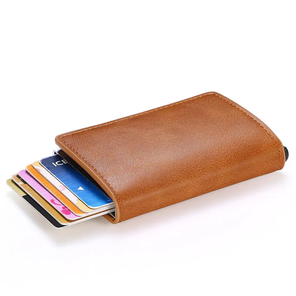 Carbon Fiber & Faux Leather Wallet