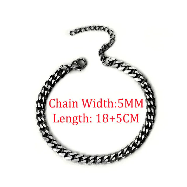 Chain Bracelet Different Widths