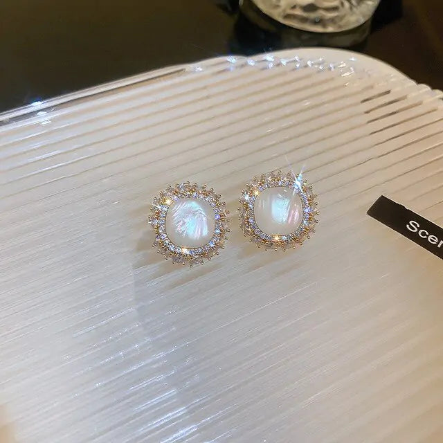 Womens Crystal Earrings