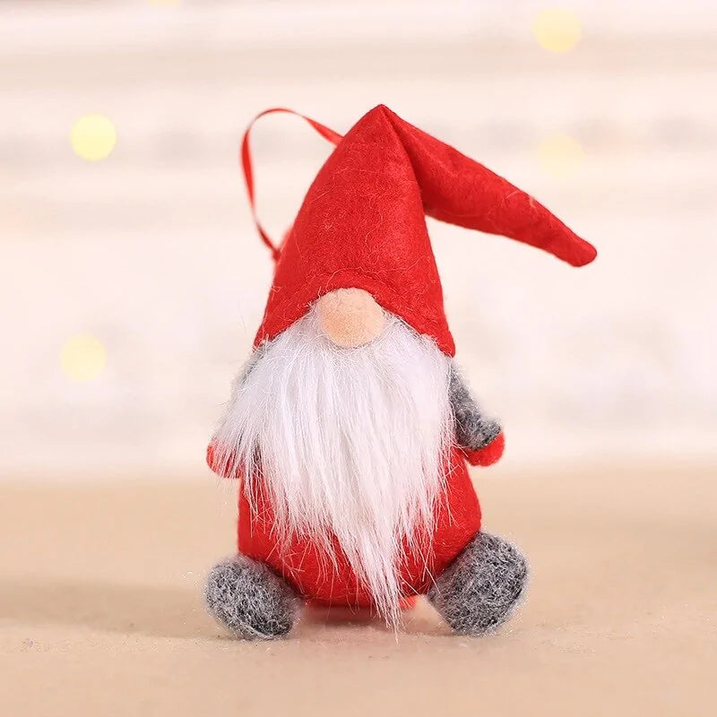 Santa Climbing Ladder Decoration