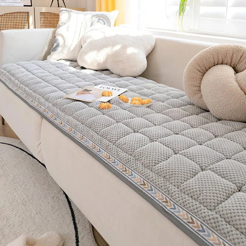 Checkered Sofa Cover