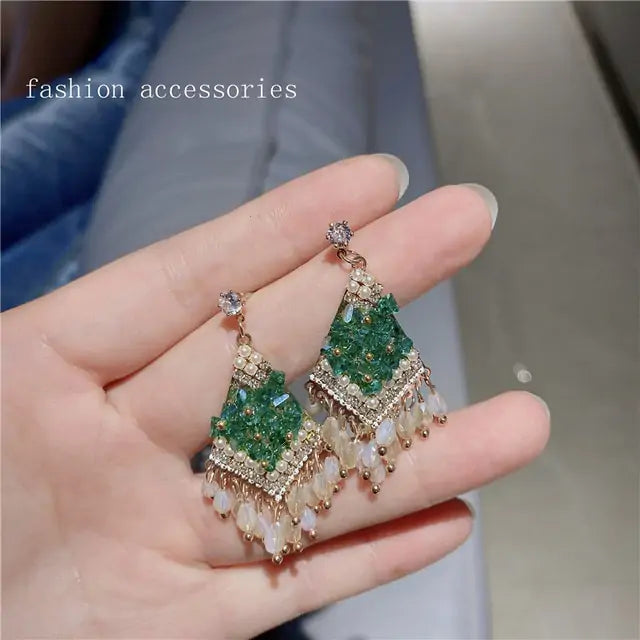 Womens Crystal Earrings