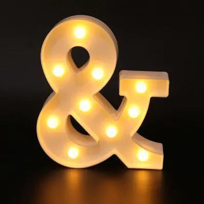 LED Alphabet Letters & Numbers