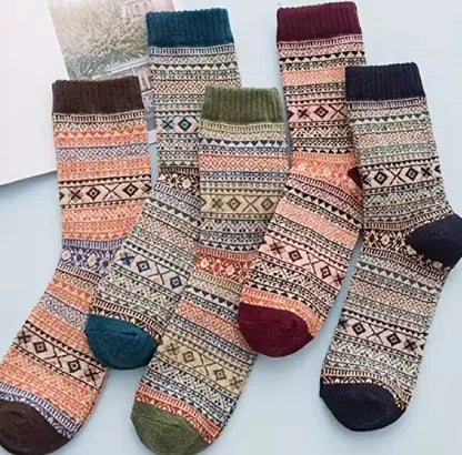 Colored Pattern Socks