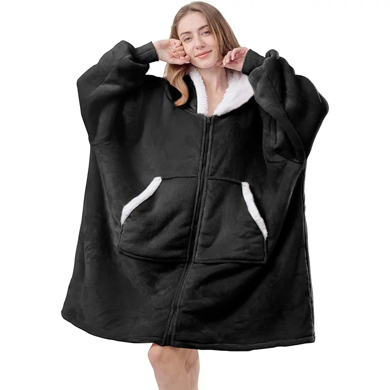 Unisex Winter Fleece Oversized Hoodie