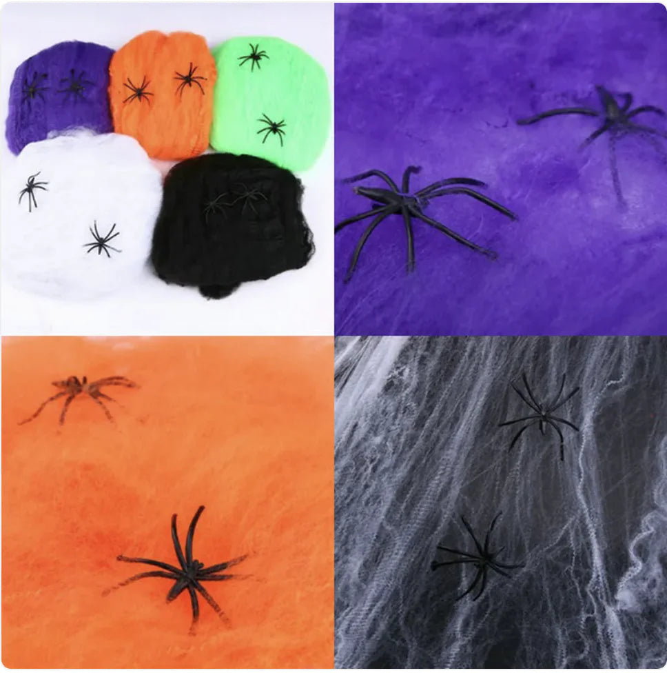 Spider Web Cotton Decoration