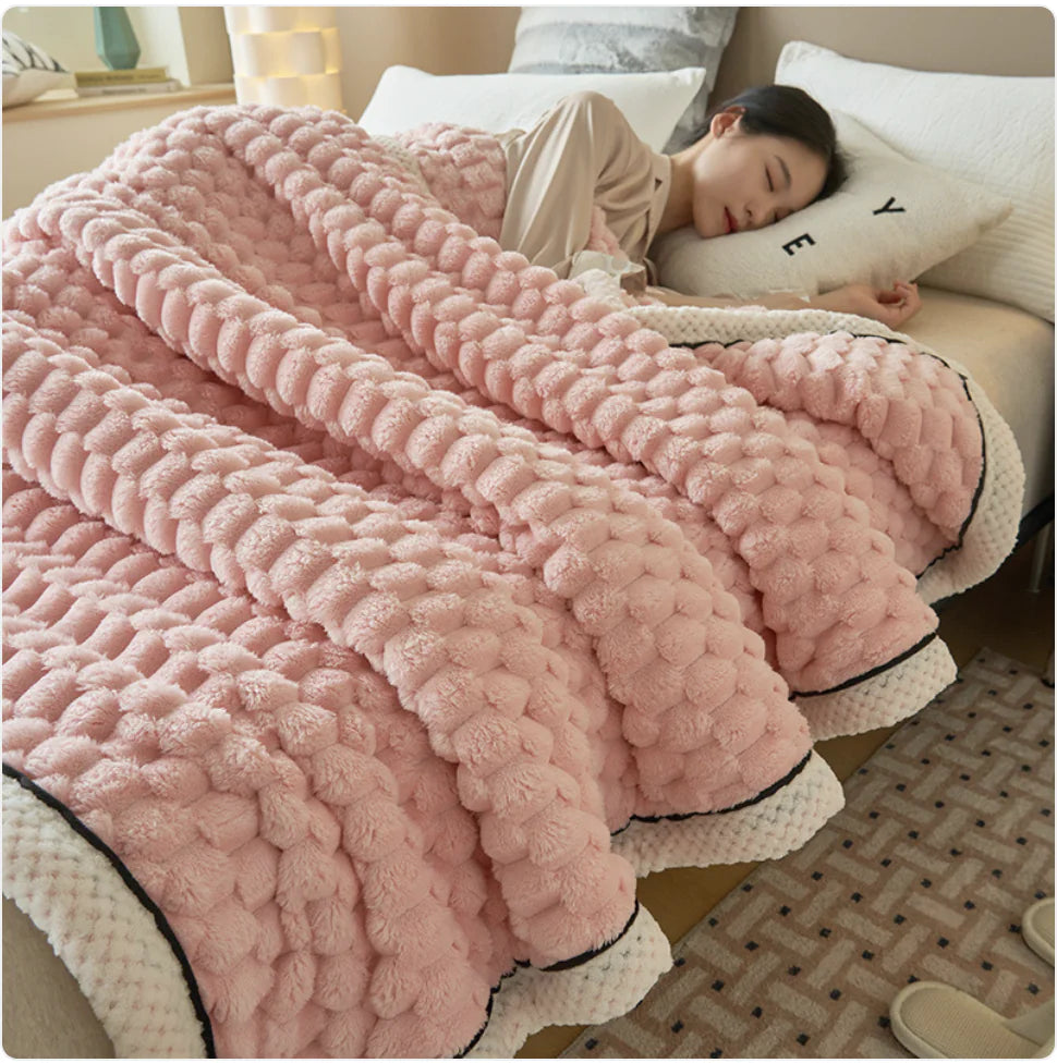 Woven Plush Thermal Blanket