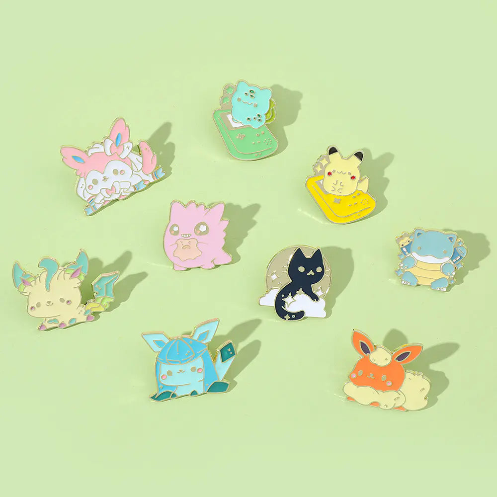 Cute Pokemon Enamel Pins