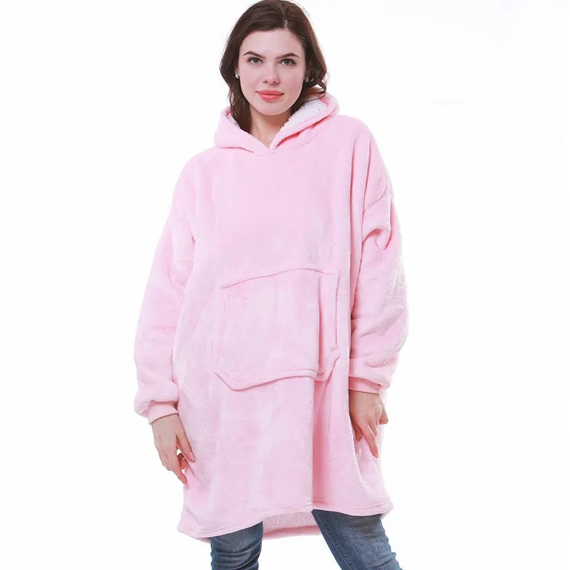 Unisex Winter Fleece Oversized Hoodie