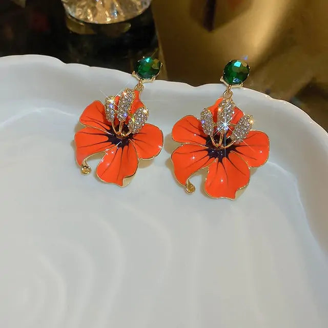 Womens Crystal Earrings