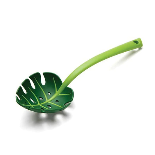 Leaf-Shaped Colander Spoon